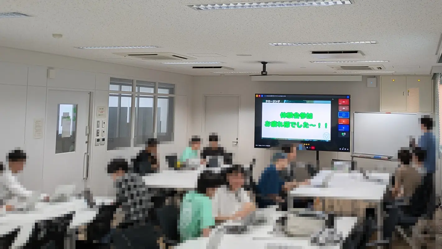 Hugkunスキルアップ体験会(仮) 琉大会場の様子