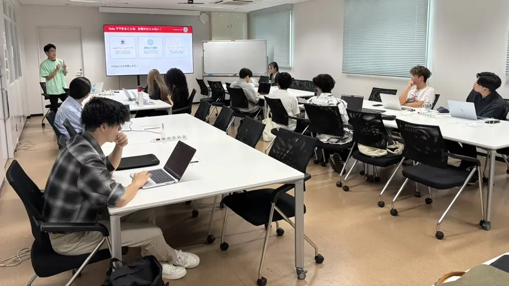 Railsを触ってみよう！はじめてのWebアプリ開発体験会の前半戦の様子
