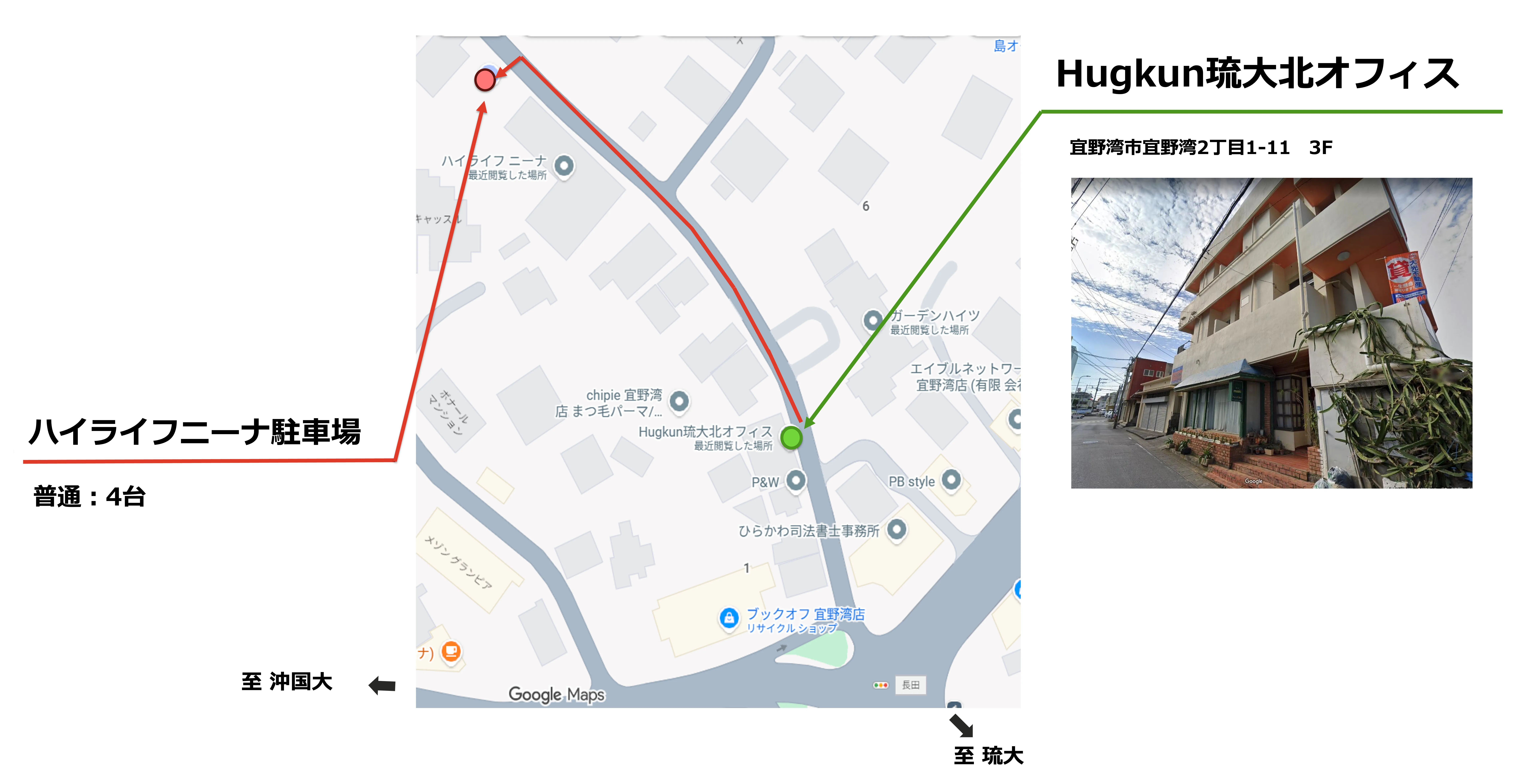 駐車場の場所